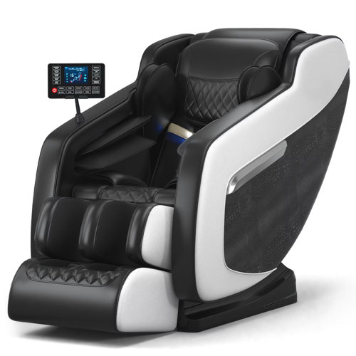 Inbox Zero Upholstered Heated Massage Chair & Reviews | Wayfair